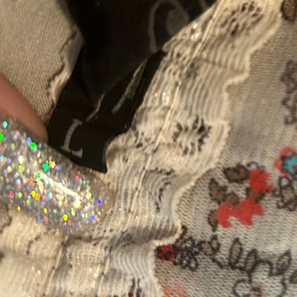 Floral Lace Trim Dress - Picture 6 of 7